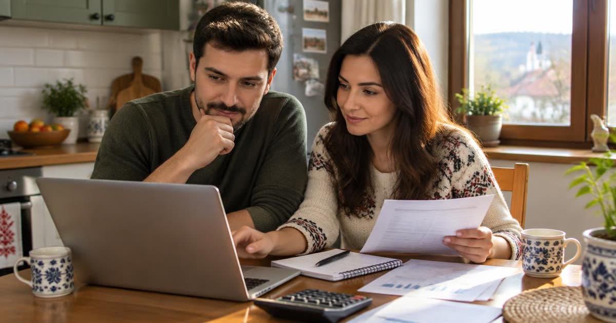 Cuplu care își planifică economiile între titluri de stat și pensia Pilon 3
